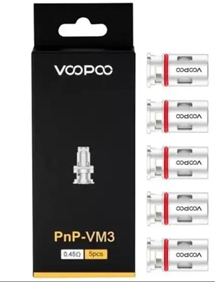 Žhavící hlava PnP Mesh pro VooPoo Vinci Mod / Vinci R Mod / Air Odpor: 0,45ohm - 5ks