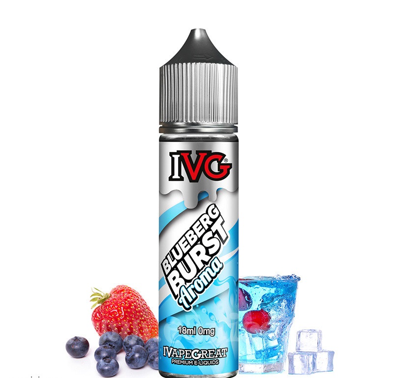 I VG (UK) Menthol Blueberg Burst (Chladivý ovocný mix) - Příchuť IVG S&V 18Ml Množství: 18ml