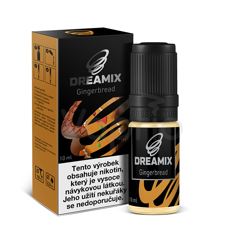 Dreamix (CZ) Dreamix - Perník (Gingerbread) Množství: 10ml, Množství nikotinu: 0mg