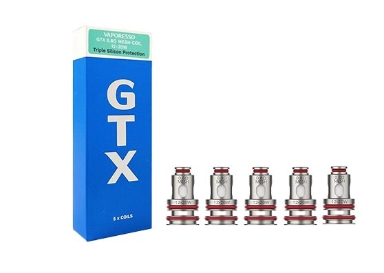 Vaporesso GTX V2 Mesh/ regular / PM80 / PX80 žhavící hlava Odpor: 0,8ohm - 5ks