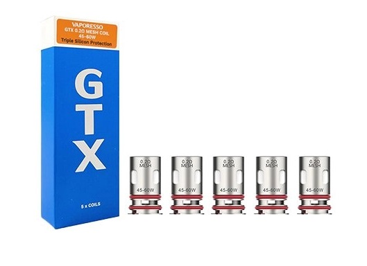 Vaporesso GTX V2 Mesh/ regular / PM80 / PX80 žhavící hlava Odpor: 0,2ohm - 5ks