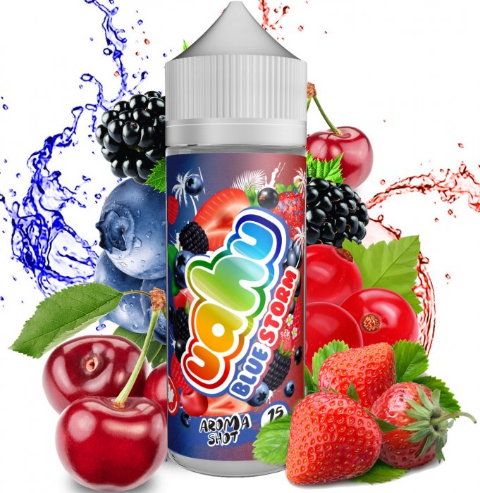 UHAU (CA) Blue Storm - příchuť UAHU - Shake and Vape Množství: 15ml