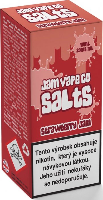 Juice Sauz LTD Strawberry Jam (nikotinová sůl) Juice Sauz Salt - The Jam Vape Co (50PG/50VG) 10ml Množství: 10ml, Množství nikotinu: 20mg
