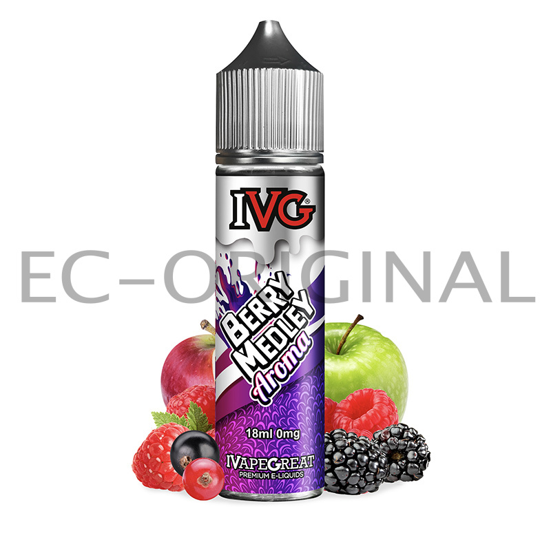 I VG (UK) Berry Medley (Směs bobulí) - Příchuť IVG S&V 18Ml Množství: 18ml