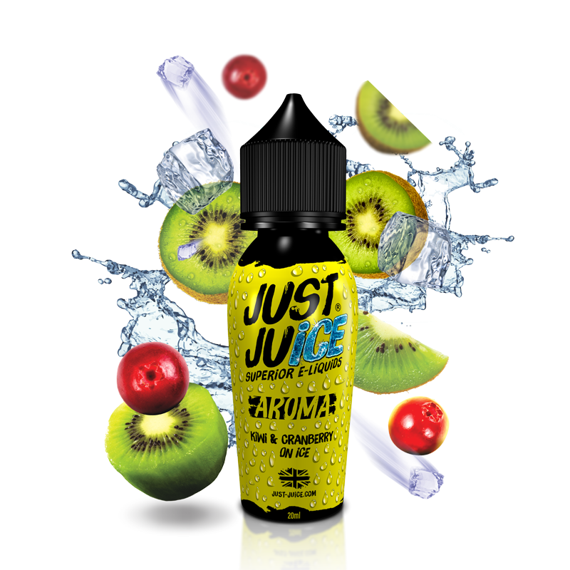 Just Juice (GB) Kiwi & Cranberry On Ice (Ledové kiwi & brusinka) - příchuť Just Juice S&V 20ml Množství: 20ml