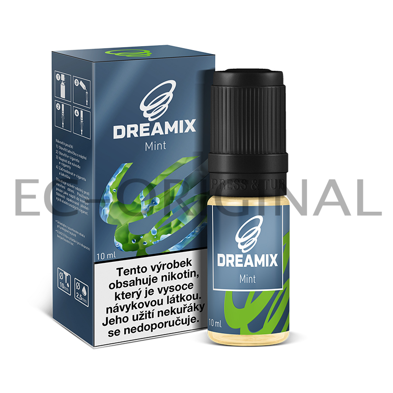 Dreamix (CZ) Dreamix - Máta (Mint) - liquid - 10ml Množství: 10ml, Množství nikotinu: 12mg