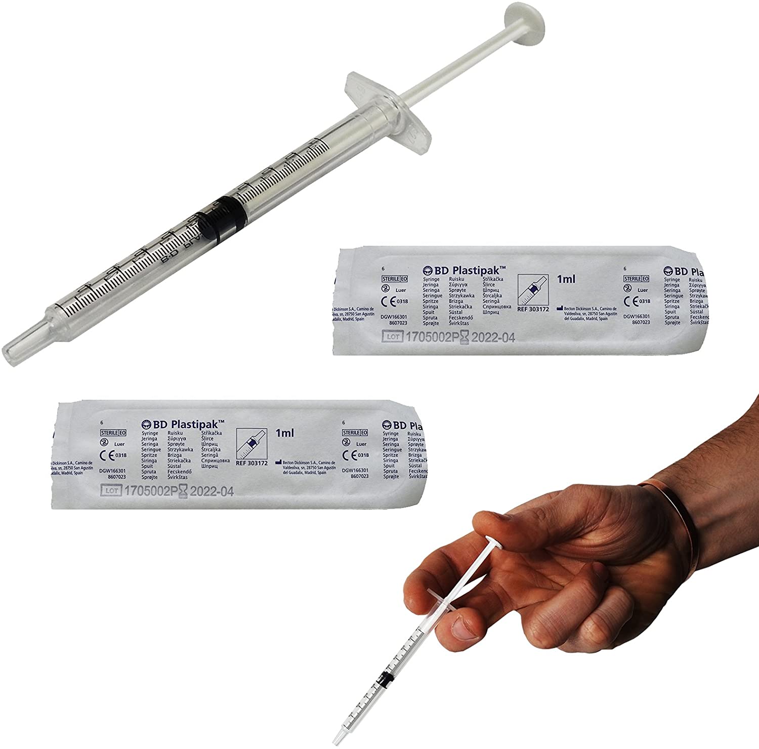 Injekční stříkačka 1ml - BD Plastipack