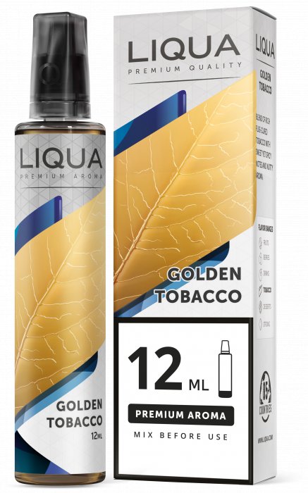 Liqua - Ritchy Golden Tobacco - Příchuť Liqua Mix&Go 12ml Shake & Vape Množství: 12ml