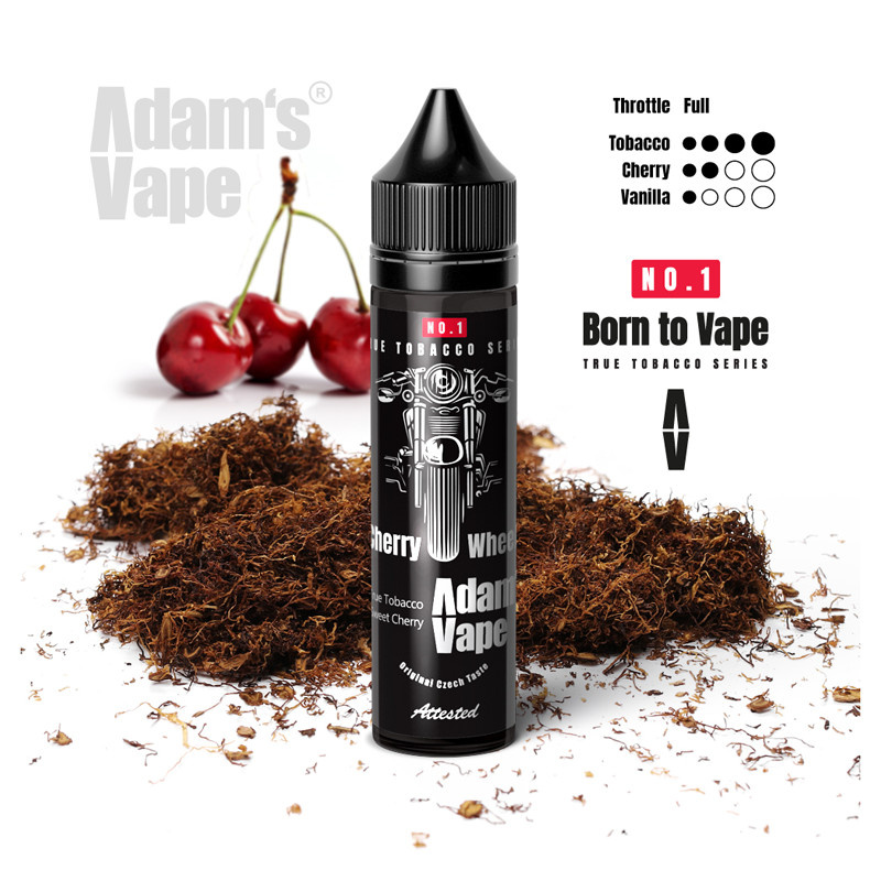 Adams vape (CZ) Cherry Wheels (Opravdový tabák s třešní) - Příchuť Born to Vape S&V 12ml Množství: 12ml