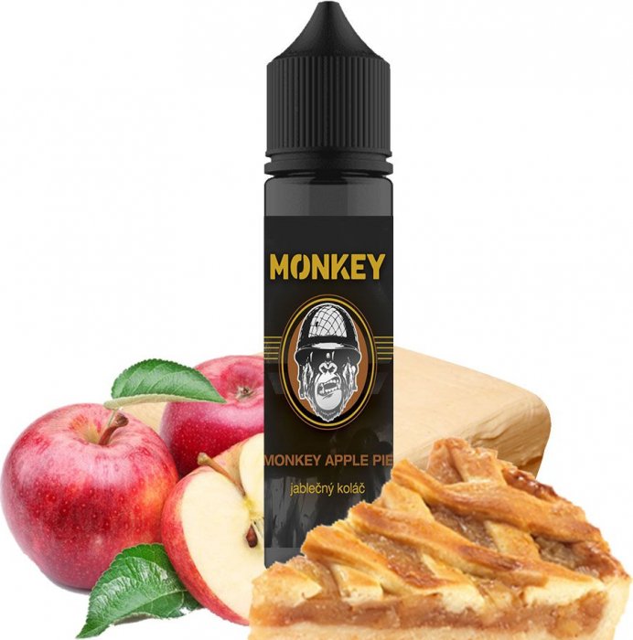 Monkey Liquid (CZ) Apple Pie (Jablečný koláč) - Příchuť Monkey Shake & Vape Množství: 12ml