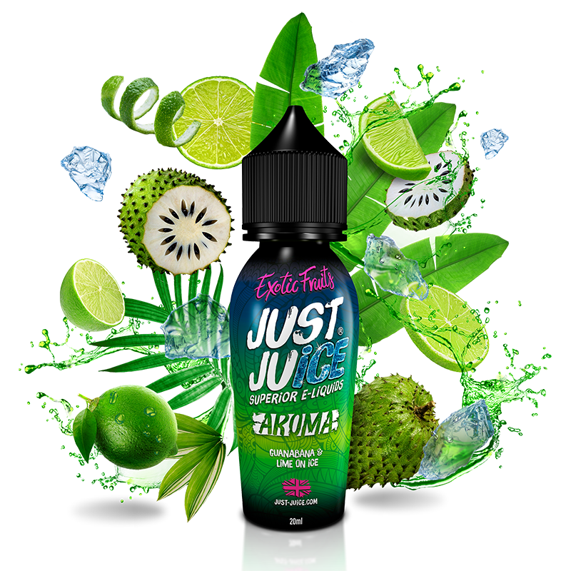 Just Juice (GB) Guanabana & Lime on Ice (Ledová limetka s graviolou) - příchuť Just Juice S&V 20ml Množství: 20ml