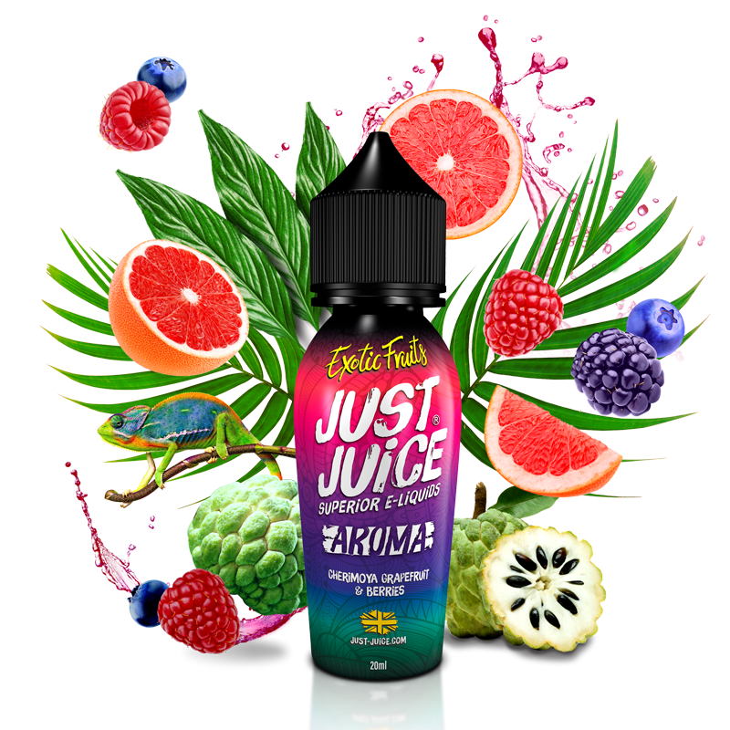 Just Juice (GB) Cherimoya Grapefruit & Berries (Cherimoya, grapefruit a bobule) - příchuť Just Juice S&V 20ml Množství: 20ml