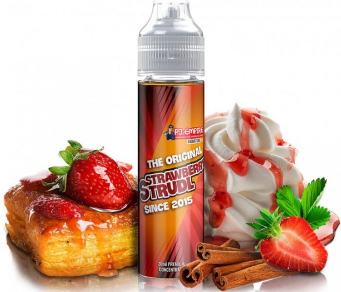 Strawberry Strudl (Jahodový štrůdl) - Příchuť PJ Empire Signature Line - Shake & Vape 20ML