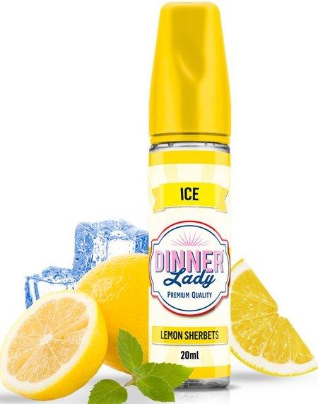 Ice Lemon Sherbet - Příchuť Dinner Lady ICE Shake & Vape Množství: 20ml