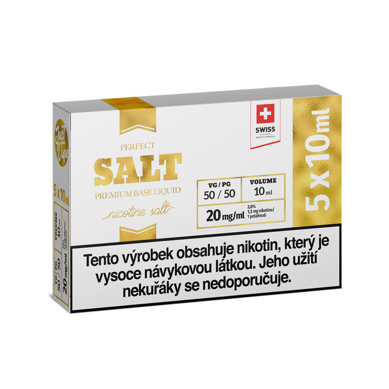 Booster báze JustVape MTL Salt (50VG/50PG) 5x10ml / 20mg