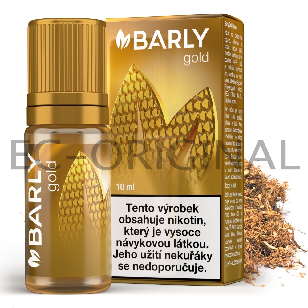 Barly GOLD - liquid - 10ml Množství: 10ml, Množství nikotinu: 12mg