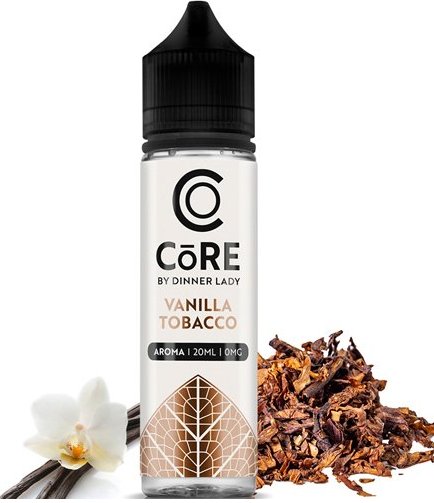 Vanilla Tobacco - Příchuť Dinner Lady CORE Shake & Vape Množství: 20ml