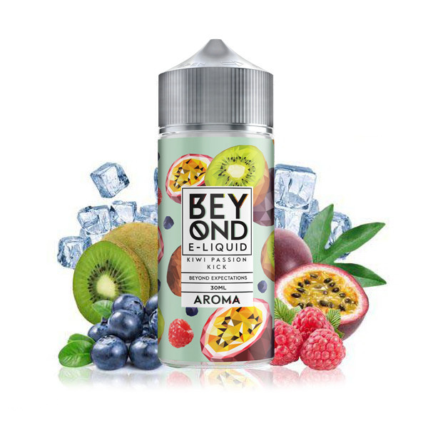 I VG (UK) Kiwi Passion Kick (Kiwi a marakuja) - Příchuť IVG Beyond S&V 30Ml Množství: 30ml