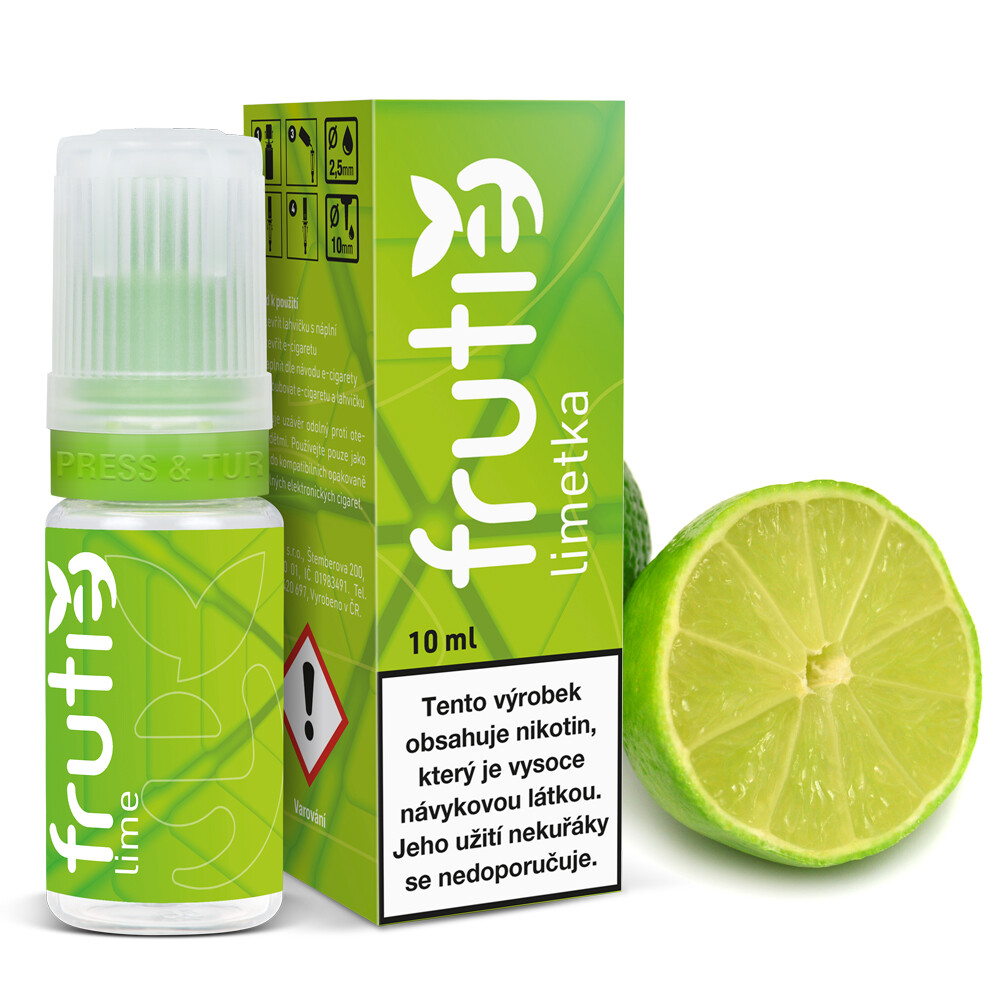 Frutie - Limetka (Lime) - liquid - 10ml Množství: 10ml, Množství nikotinu: 14mg