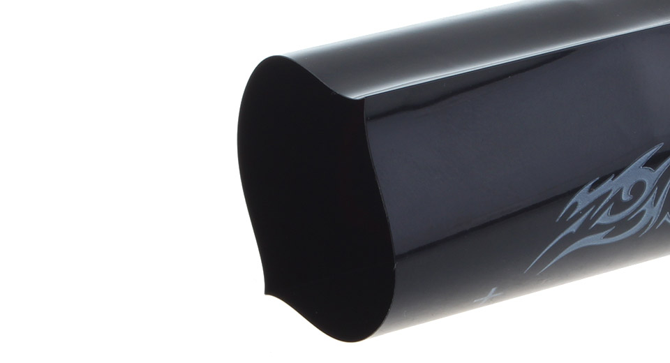 OEM PVC teplem smršťovací obal na 26650 baterie - 5ks - Černá + potisk