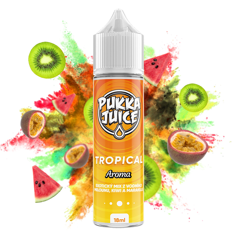 Tropical (Tropický koktejl) - Příchuť Pukka Juice S&V 18ml Množství: 18ml