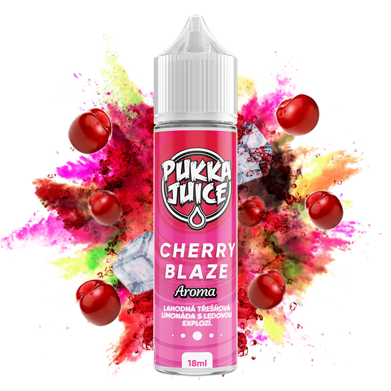 Cherry Blaze (Ledová třešňová limonáda) - Příchuť Pukka Juice S&V 18ml Množství: 18ml