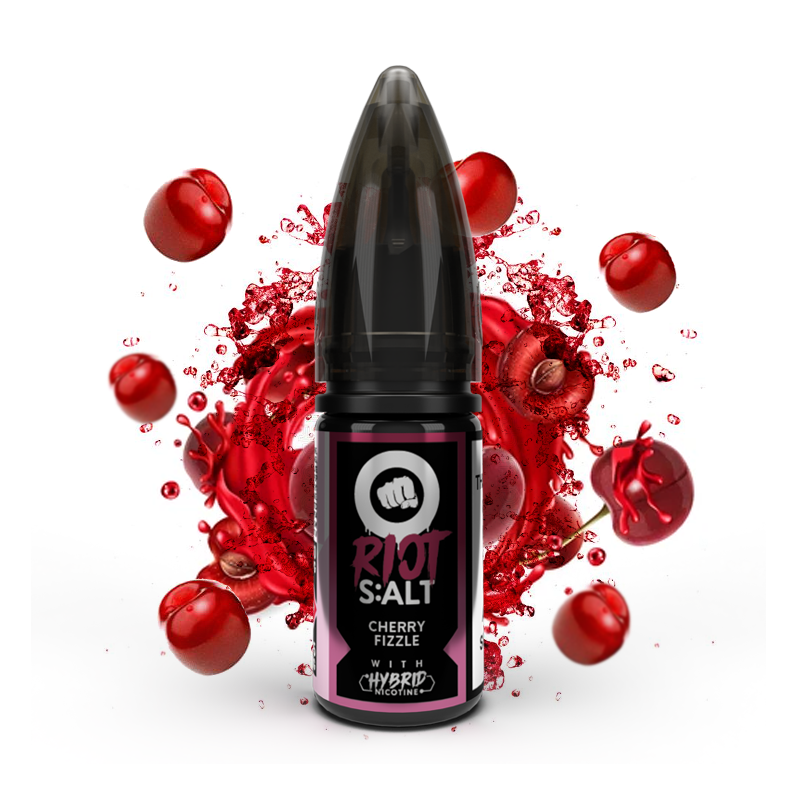 Riot Squad (GB) Cherry Fizzle (Třešňový mix) Riot S:ALT Hybrid E-liquid 10ml Množství: 10ml, Množství nikotinu: 10mg