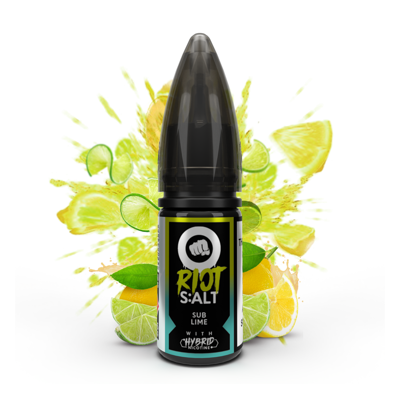 Riot Squad (GB) Sublime (Citronovo-limetkový mix) Riot S:ALT Hybrid E-liquid 10ml Množství: 10ml, Množství nikotinu: 20mg