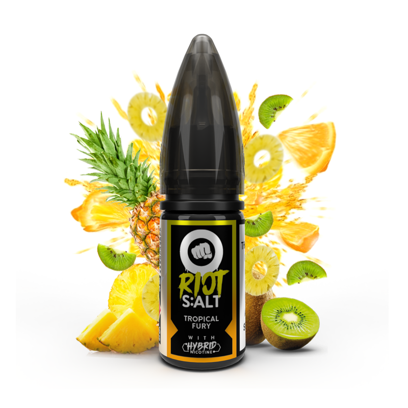 Riot Squad (GB) Tropical Fury (Ananas a exotické ovoce) Riot S:ALT Hybrid E-liquid 10ml Množství: 10ml, Množství nikotinu: 20mg