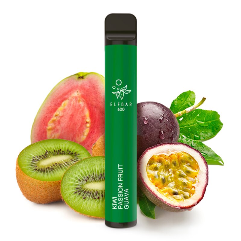 Kiwi Passion Fruit Guava (Kiwi, Marakuja, Kvajáva) - Elf BAR - 20mg - Disposable salt - jednorázová e-cigareta