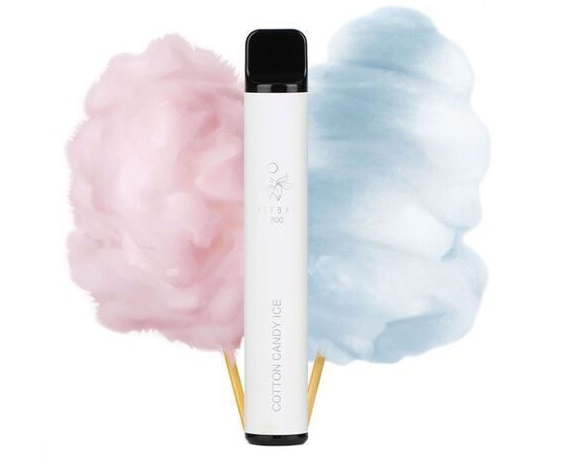 Cotton Candy ICE (Svěží cukrová vata) - Elf BAR - 20mg - Disposable salt - jednorázová e-cigareta