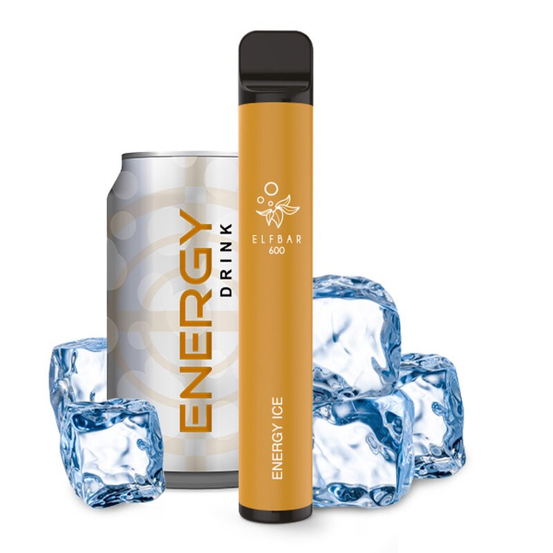 Energy - Elfbull ICE (Vychlazený energetický nápoj) - Elf BAR - 20mg - Disposable salt - jednorázová e-cigareta