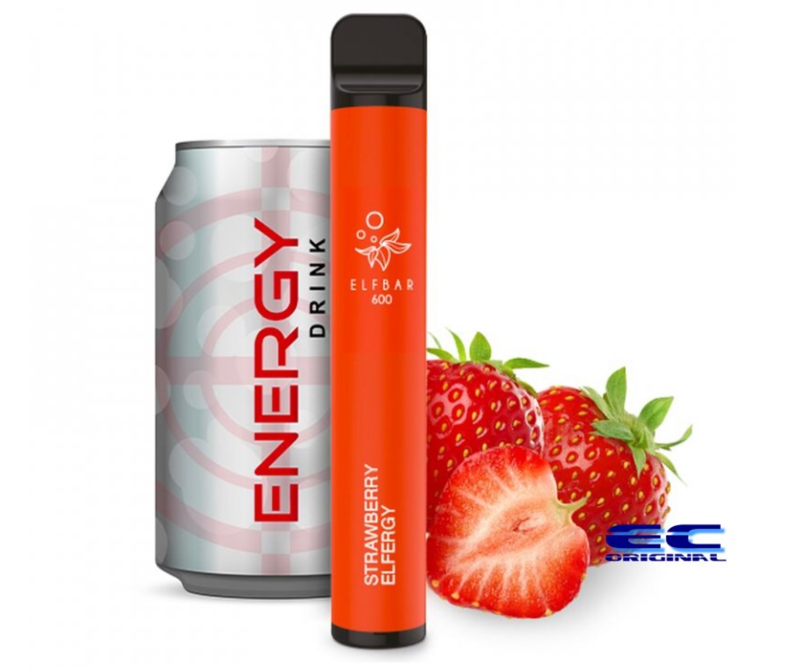 Strawberry Energy - Elf BAR - ZERO - jednorázová e-cigareta