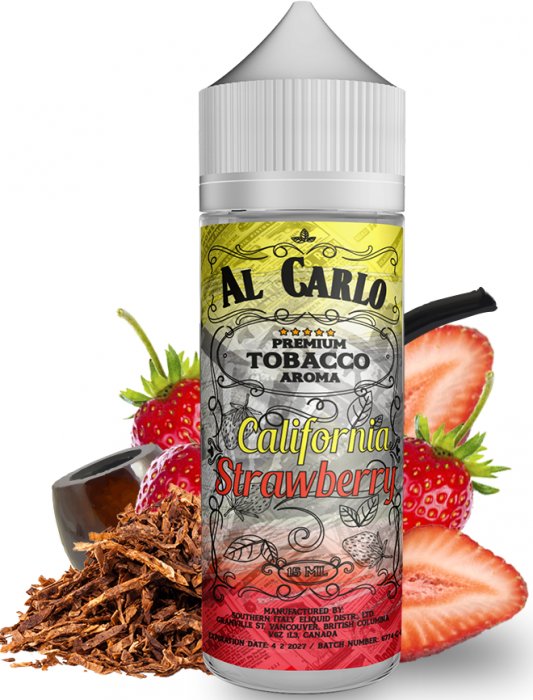 Al Carlo (CA) California Strawberry - příchuť Al Carlo Shake & Vape Množství: 15ml