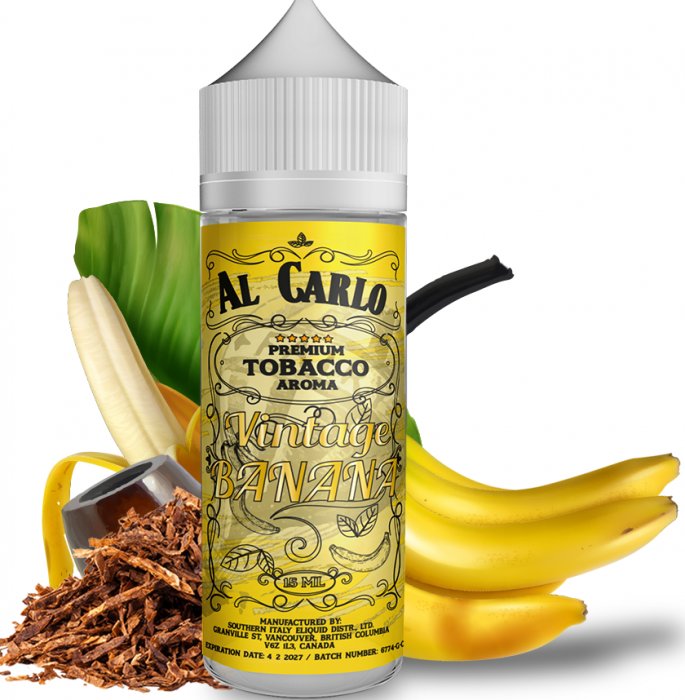 Al Carlo (CA) Vintage Banana - příchuť Al Carlo Shake & Vape Množství: 15ml