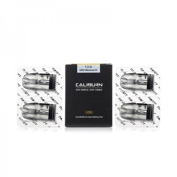 UWELL Caliburn A2 / A2 S POD cartridge Odpor: 1,2ohm - 4ks