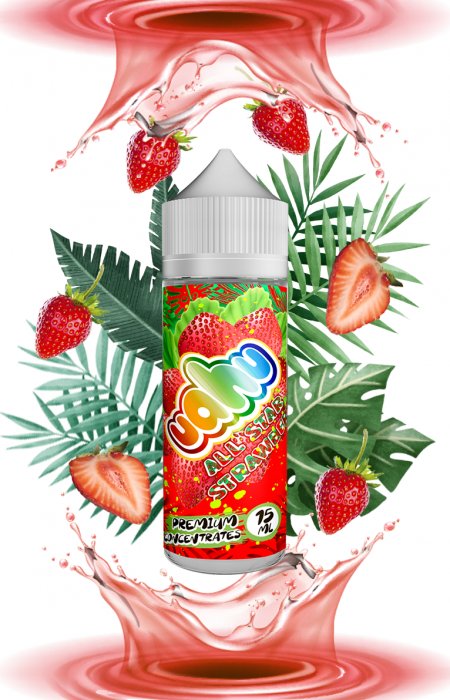 UHAU (CA) All Star Strawberry - příchuť UAHU - Shake and Vape 15ml Množství: 15ml