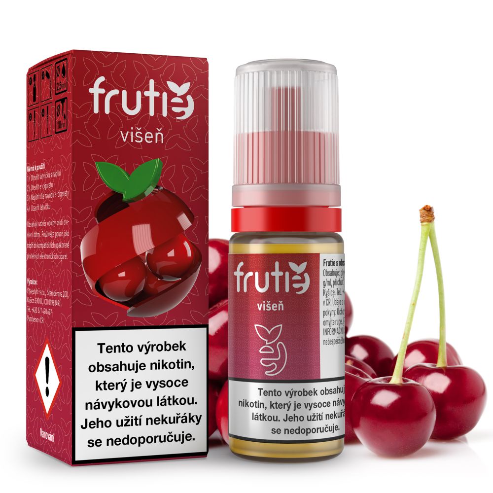 Frutie 50/50 - Višeň (Cherry) - liquid - 10ml Množství: 10ml, Množství nikotinu: 18mg