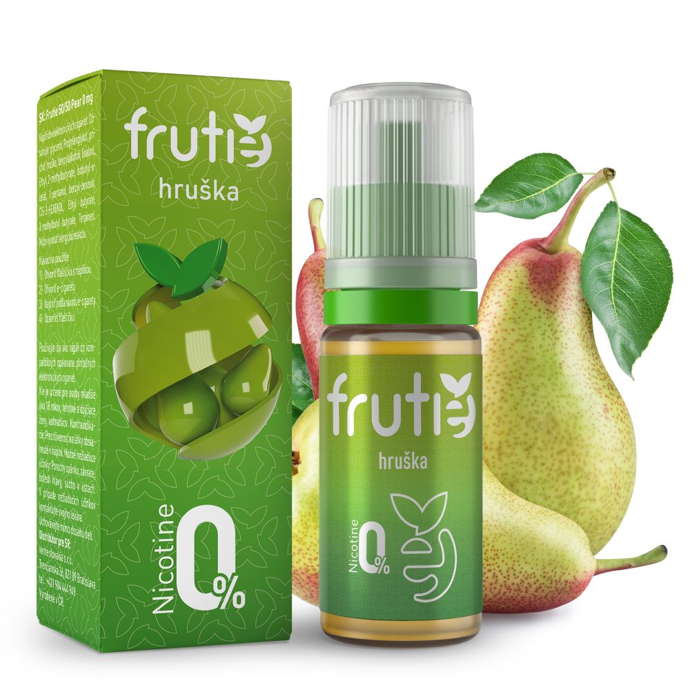 Frutie 50/50 - Hruška (Pear) - liquid - 10ml Množství: 10ml, Množství nikotinu: 0mg