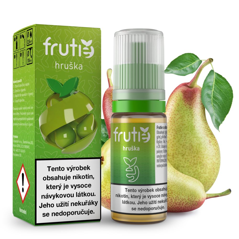 Frutie 50/50 - Hruška (Pear) - liquid - 10ml Množství: 10ml, Množství nikotinu: 6mg