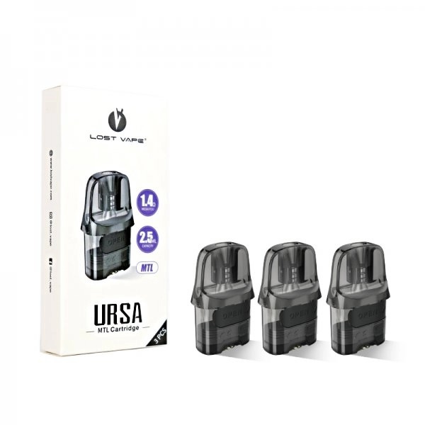 Náhradní cartridge pro Lost Vape Ursa Nano / PRO Odpor: 1,4ohm 3ks