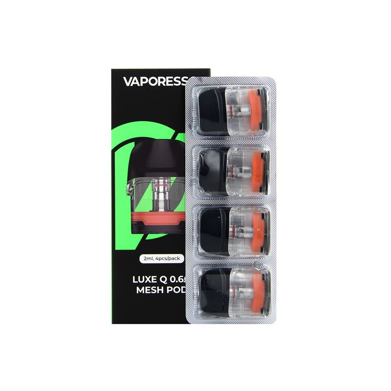 Náhradní cartridge MESH pro Vaporesso LUXE Q / QS Pod Odpor: 0,6ohm - 4ks