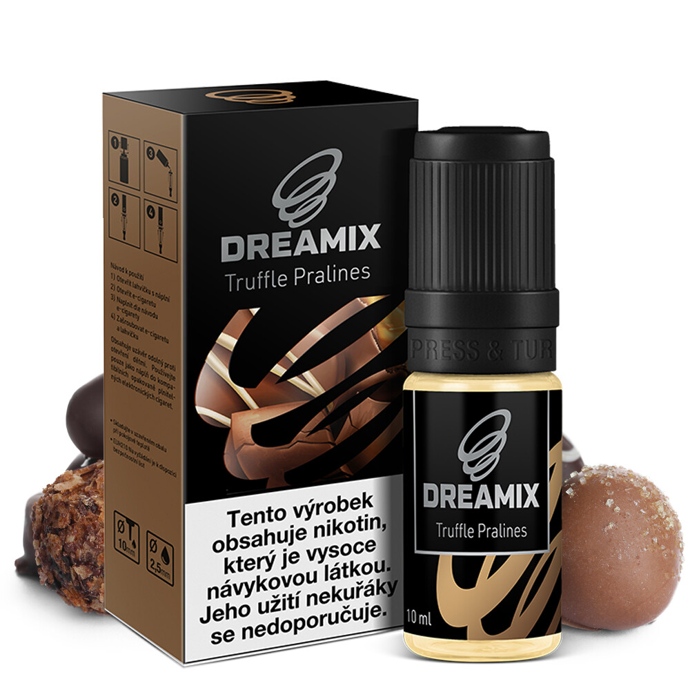 Dreamix (CZ) Dreamix - Lanýžové pralinky (Truffle Pralines) - liquid - 10ml Množství: 10ml, Množství nikotinu: 6mg