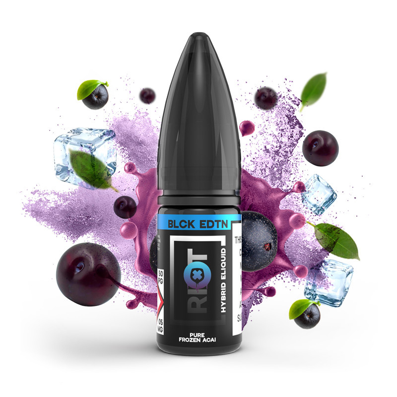 Riot Squad (GB) Pure Frozen Acai (Ledové bobule acai) Riot S:ALT Hybrid E-liquid 10ml Množství: 10ml, Množství nikotinu: 20mg