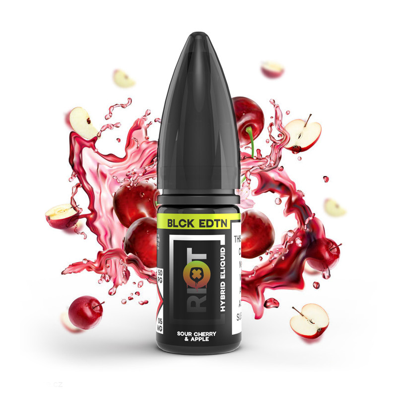 Riot Squad (GB) Sour Cherry & Apple (Třešeň & zelené jablko) Riot S:ALT Hybrid E-liquid 10ml Množství: 10ml, Množství nikotinu: 10mg