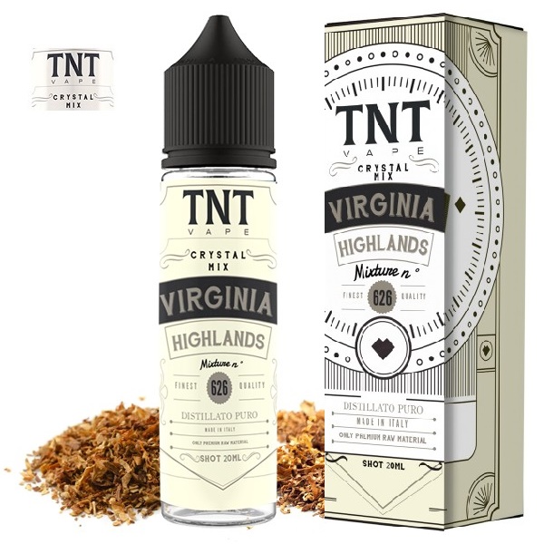 TNT Vape (IT) Virginia Highlands Mixture n.626 - Pure Distillate - TNT Vape Crystal Mix SnV 20ml