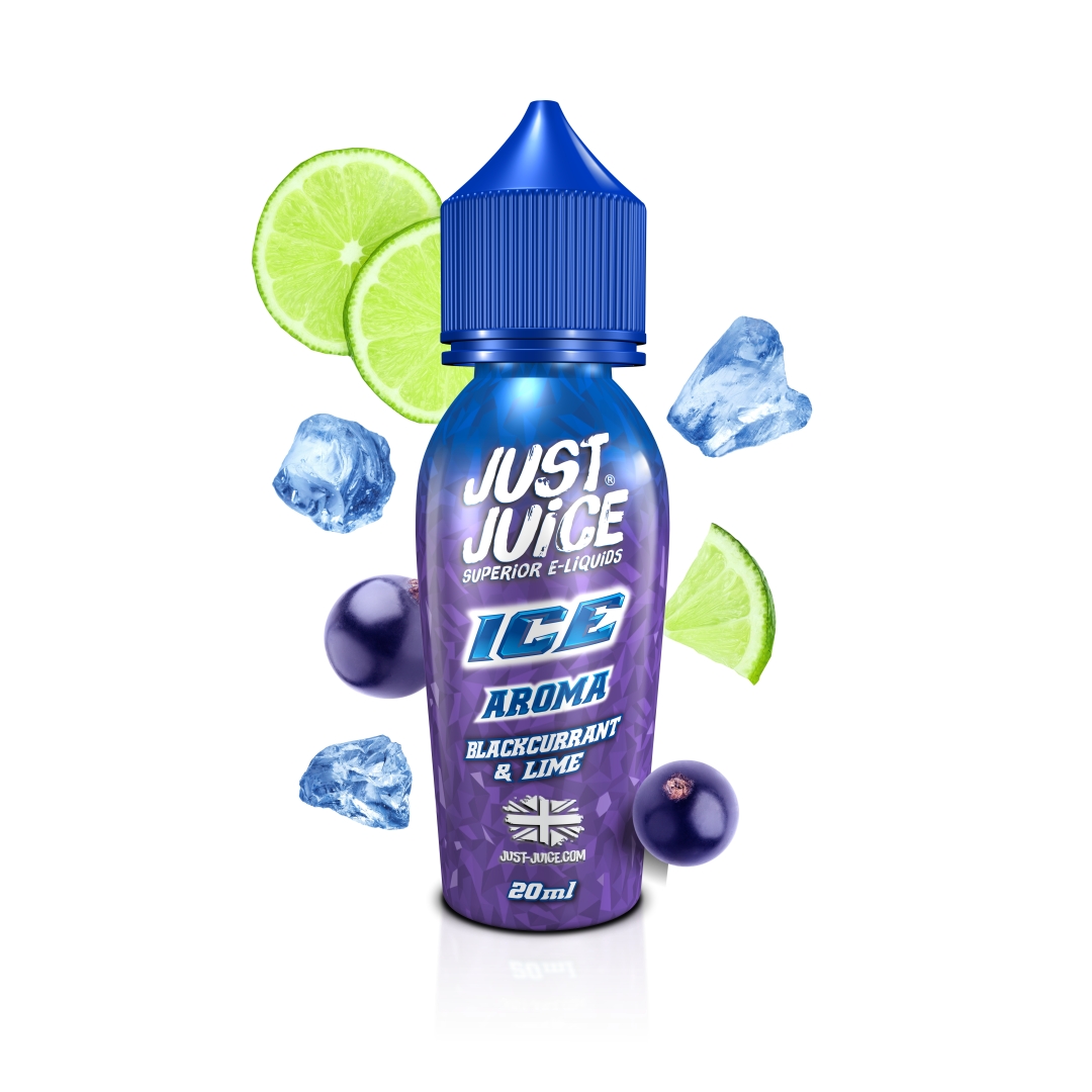 Just Juice (GB) ICE Blackcurrant & Lime (Ledový černý rybíz & limetka) - příchuť Just Juice S&V 20ml Množství: 20ml