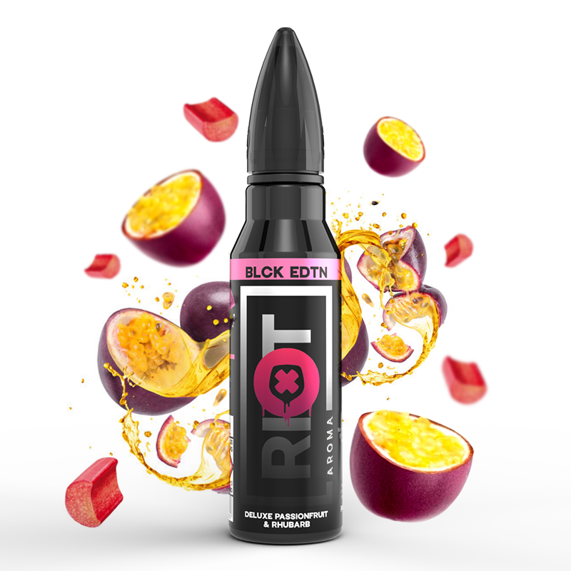 Riot Squad (GB) Deluxe Passionfruit & Rhubarb (Marakuja s rebarborou) - Příchuť Riot Squad BLCK EDTN S&V 20ml Množství: 20ml