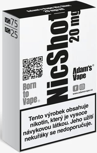 Adams vape (CZ) Booster Adam's Vape Nicshot 5x10ml VG75-PG25 20mg