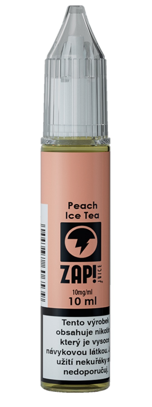 ZAP! Juice (UK) Peach Ice Tea (Broskvový čaj) - ZAP! Juice Salt 10ml Množství: 10ml, Množství nikotinu: 20mg